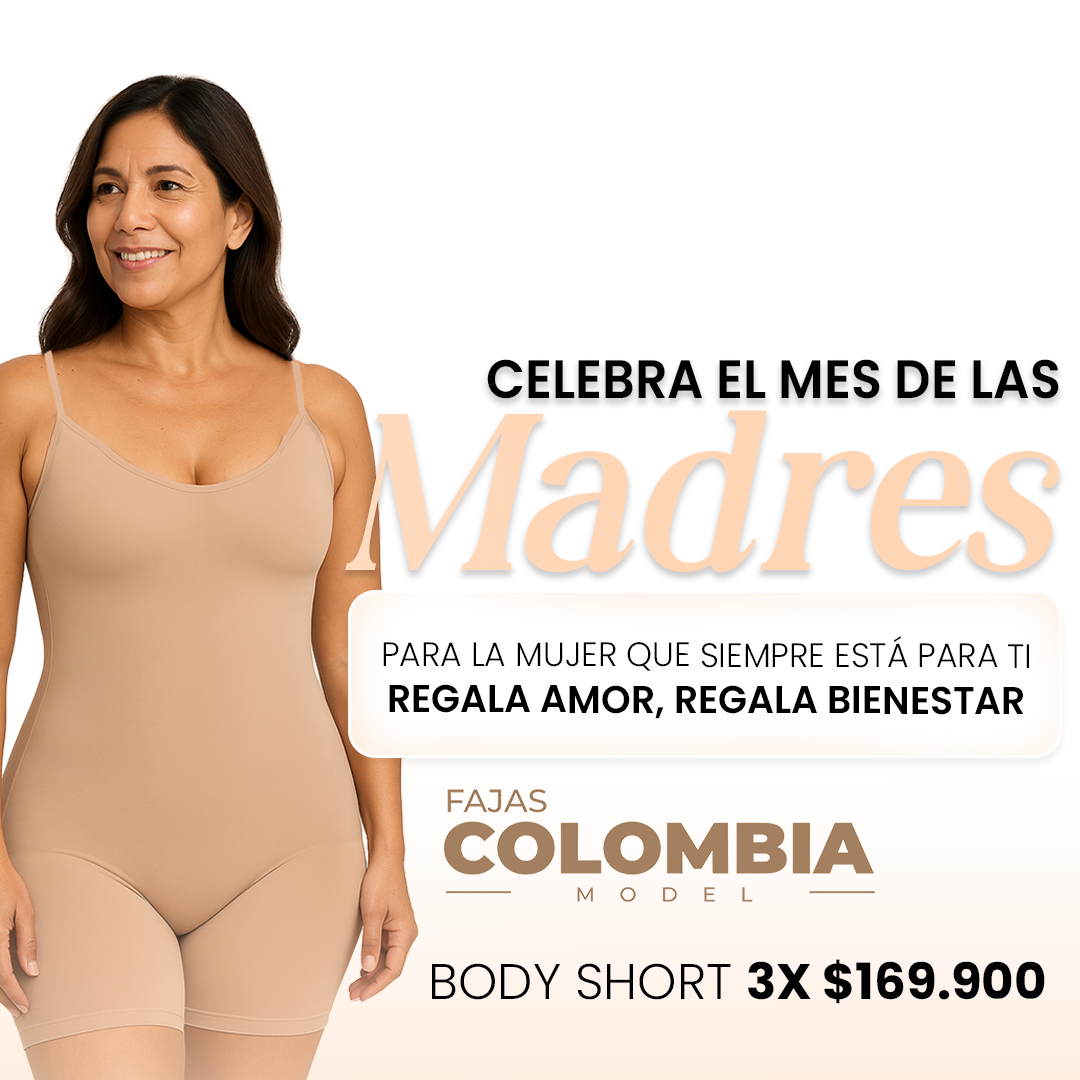 Body Faja Colombiana Mujer – Compresión Alta y Control Total