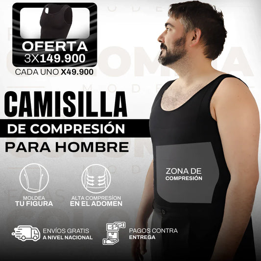 Camisilla compresión extrema abdominal hombre